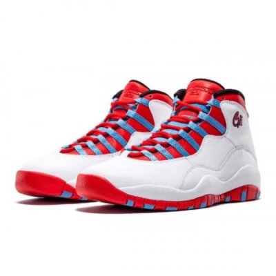 Nike Erkek Air Jordan 10 Retro Beyaz / Kırmızı Basketbol Ayakkabısı Türkiye - N6OMZUBO